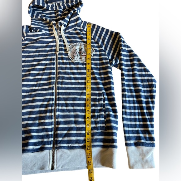 Disney Parks Walt Disney World Striped Full Zip Hoodie Size S Unisex Collectible - Picture 7 of 9